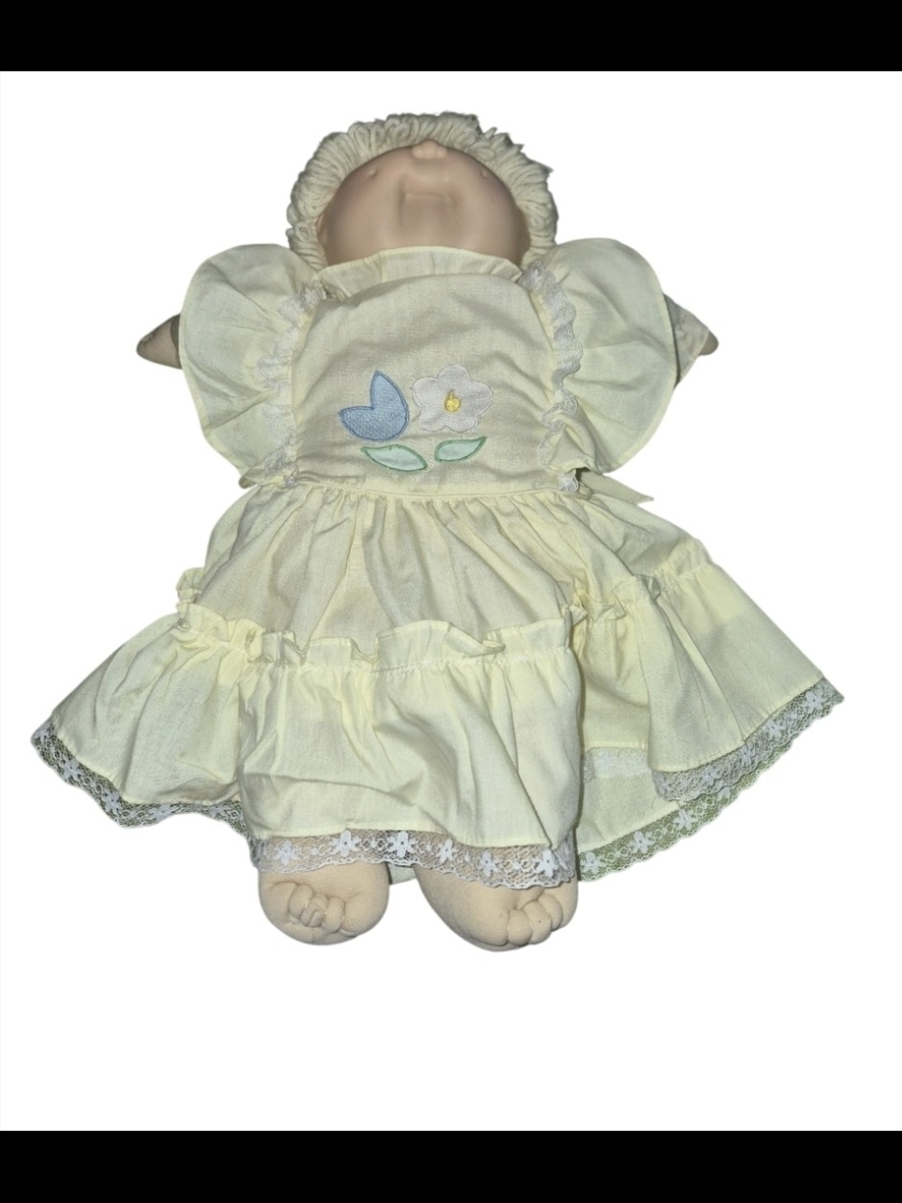 Cabbage Patch Kids 1982 Coleco Blond Hair  Yellow Outfit